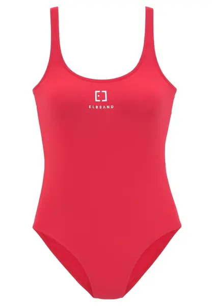 Elbsand Jednodielne plavky  červená / biela