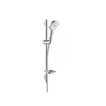 Sprchový set Hansgrohe Raindance Select E na stenu s mydlovničkou biela / chróm 26620400