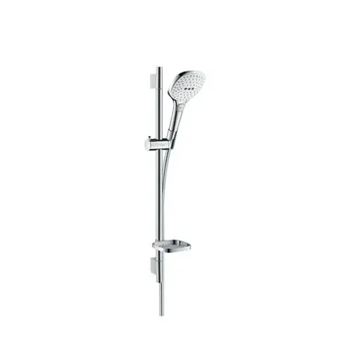 Sprchový set Hansgrohe Raindance Select E na stenu s mydlovničkou biela / chróm 26620400