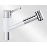 Blanco Tivo - S drezová batéria s vyťahovacou sprškou biela/chróm 517613