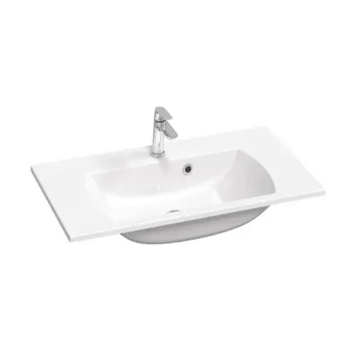 Ravak Classic Slim umývadlo 80x45 cm otvor pre batériu uprostred XJX01180001