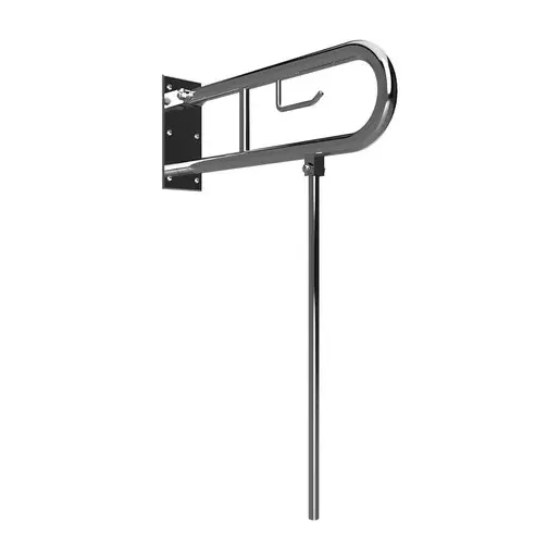 Bemeta Help madlo sklopné, s držiakom toal.pap.nehrdzavejúca oceľ 301406302N