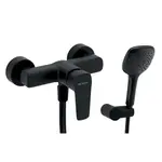 Sprchová batéria Novaservis Metalia 58 Eco so sprchovacím setom 150 mm čierna 58061,5