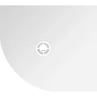 Polysan Flexia sprchová vanička štvrťkruhová 90x80 cm liaty mramor 91231