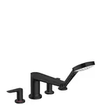 Vaňová batéria Hansgrohe Talis E so sprchovacím setom matná černá 71748670