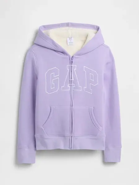 GAP Dětská zateplená mikina Sherpa - Holky