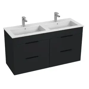 Jika Cube kúpeľňová skrinka s umývadlom 120x43x62,2 cm antracit mat H4536621763521