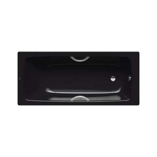 Kaldewei Cayono Star obdĺžniková vaňa 150x70 cm smaltovaná oceľ ľavá aj pravá black 275334013701