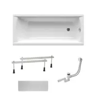 Obdĺžniková vaňa SAT Fusion 170x70 cm akrylát ľavá aj pravá SATVR170ANPC