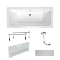 Obdĺžniková vaňa Laguna Nora Plus 170x75 cm akrylát ľavá aj pravá SIKONO1700APNP