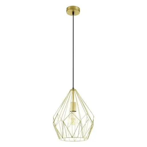 Závesné osvetlenie Eglo CARLTON zlatá 49933