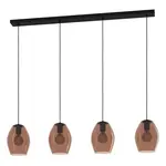 Závesné osvetlenie Eglo ESTANYS 1 čierna 390162