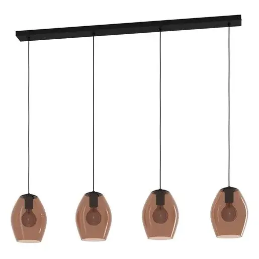 Závesné osvetlenie Eglo ESTANYS 1 čierna 390162