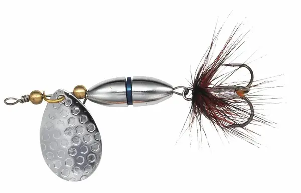 Kinetic třpytka fizz silver/blue ribbon - velikost háčku 6 hmotnost 7 g