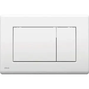 Ovládacie tlačidlo Alca plast biela M270