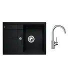 Blanco Metra 45 S set drezu a batérie 78x50 cm antracit + mida SETB2