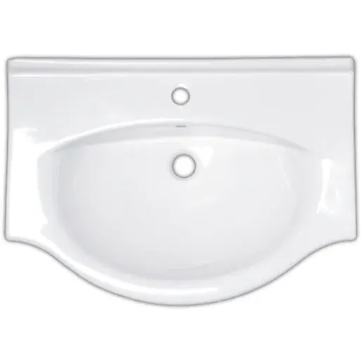 Nábytkové umývadlo Naturel Pre 81x50 cm otvor pre batériu uprostred HA5680