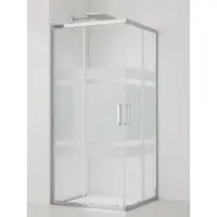 Sprchový kút čtverec 90x90 cm SAT TEX SIKOTEXQ90CRS