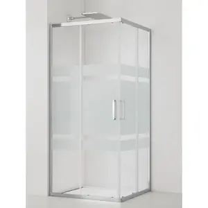 Sprchový kút štvorec 90x90 cm SAT TEX SIKOTEXQ90CRS