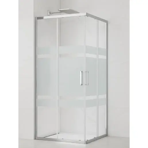 Sprchový kút štvorec 90x90 cm SAT TEX SIKOTEXQ90CRS