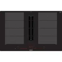 Indukčná varná doska Siemens s odsávaním 80 cm zápustný design, inštalácia do roviny pracovnej dosky EX801LX67E