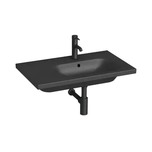 Umývadlo Jika MIo-N 75x45 cm černá mat otvor pre batériu vpravo H8117117161041