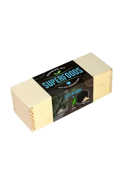 Sada na pestovanie rastlín RESETEA Superfoods Growing Kit 21 x 7,8 x 6,5 cm