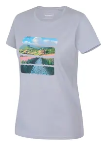 Husky Tee Flo L XS, light blue Dámské bavlněné triko