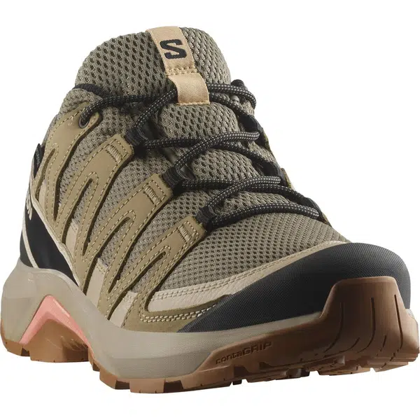 Salomon X-ADVENTURE RECON GTX EU 42, Falcon/Desert Tan/Hyma Pink Dámské boty