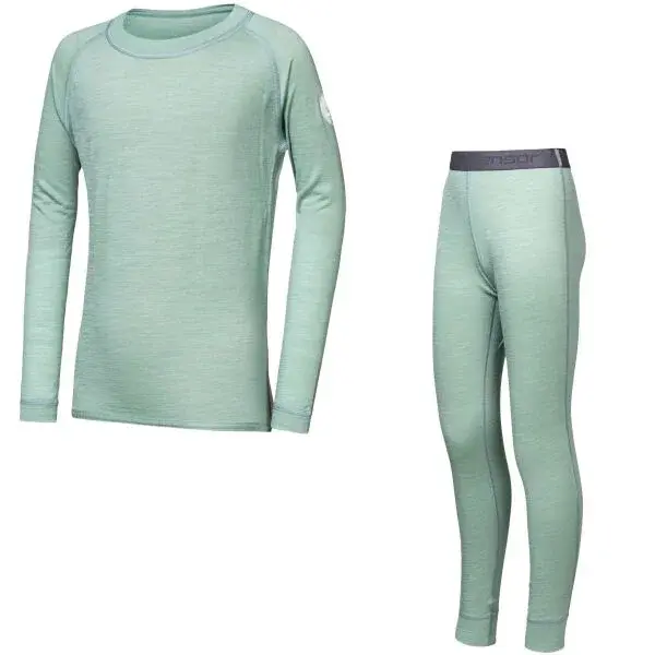 Sensor MERINO AIR SET Dětský funkční set, světle zelená, velikost