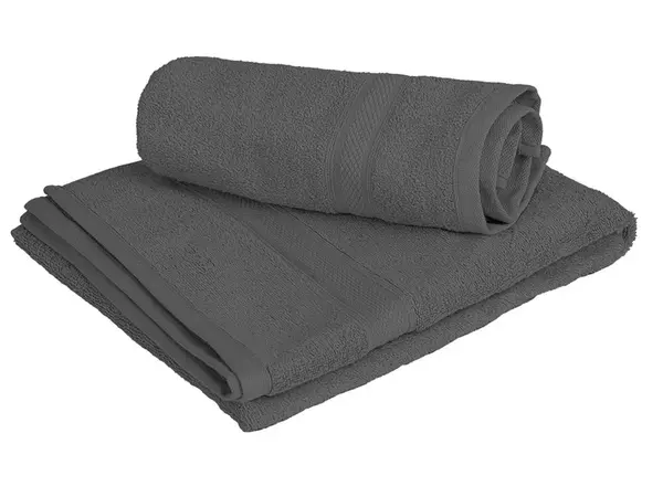 1x osuška CLARYSSE ELEGANCE 70x140 cm + 1x uterák CLARYSSE 60x110 cm 100% bavlna, sivá