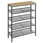 Kovový botník TAYLOR SONOMA 4 police, 93x75cm