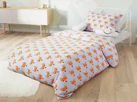 Bavlněné povlečení do postýlky LIŠKA bílé