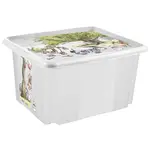 Úložný box s víkem velký "Winnie", Transparent II