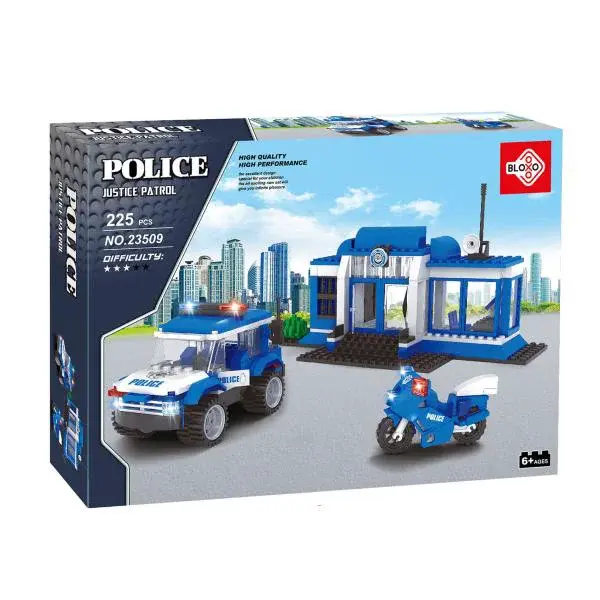 Kompatibilní stavebnice BLOXO policejní stanice 194 ks