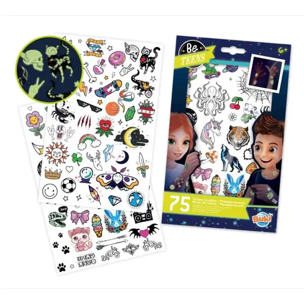 BeTeens Dočasné tetování - fosforeskující