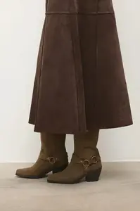 Semišové kovbojské boty Answear.LAB