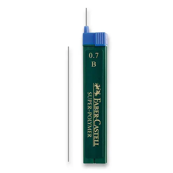 Tuhy Faber-Castell Super-polymer, 0,7 mm tvrdost B