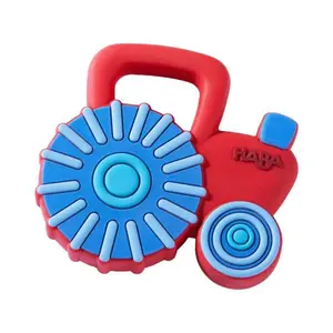 Haba Kousátko na prořezávání zoubků Traktor silikonové