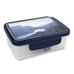 Svačinový box ZDRAVÁ SVÁČA Uni - modrá