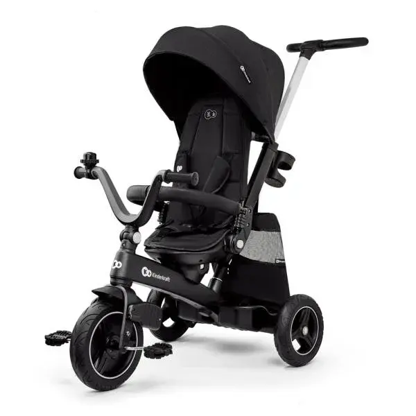 KINDERKRAFT SELECT Tříkolka Easytwist Black, Premium