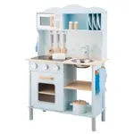 New Classic Toys Dřevěná moderní kuchyňka - světle modrá