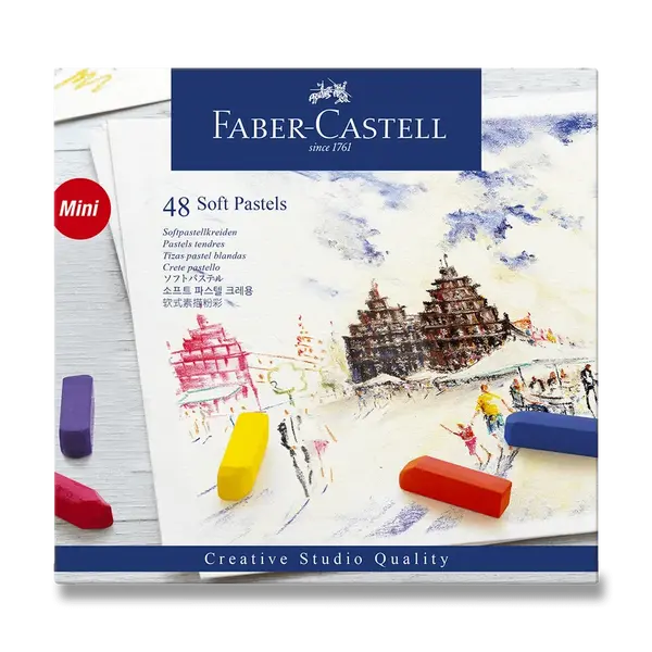 Pastelové křídy Faber-Castell Mini - 48 barev