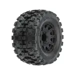 Pro-Line kolo 3.8", pneu Badlands MX38 HP Belted, disk Raid H17 černý (2)