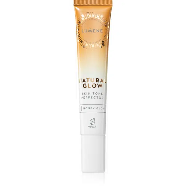 Lumene Natural Glow Skin Tone Perfector tekutý rozjasňovač odstín 1 Honey Glow 20 ml