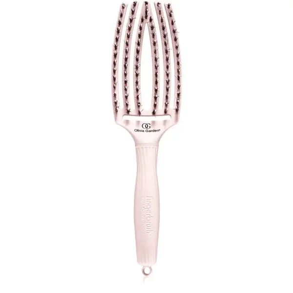 Olivia Garden Fingerbrush Bloom plochý kartáč Medium 1 ks
