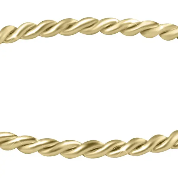 Troli Minimalistický pozlacený prsten z oceli Gold 51 mm