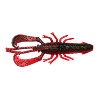 Savage gear gumová nástraha reaction crayfish red n black 5 ks - 7,3 cm 4 g