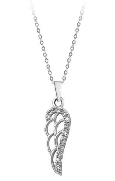 Soliter Přívěsek z bílého zlata Andělské křídlo 249 001 00623 07