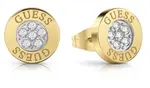 Guess Pozlacené náušnice pecky se zirkony UBE78023